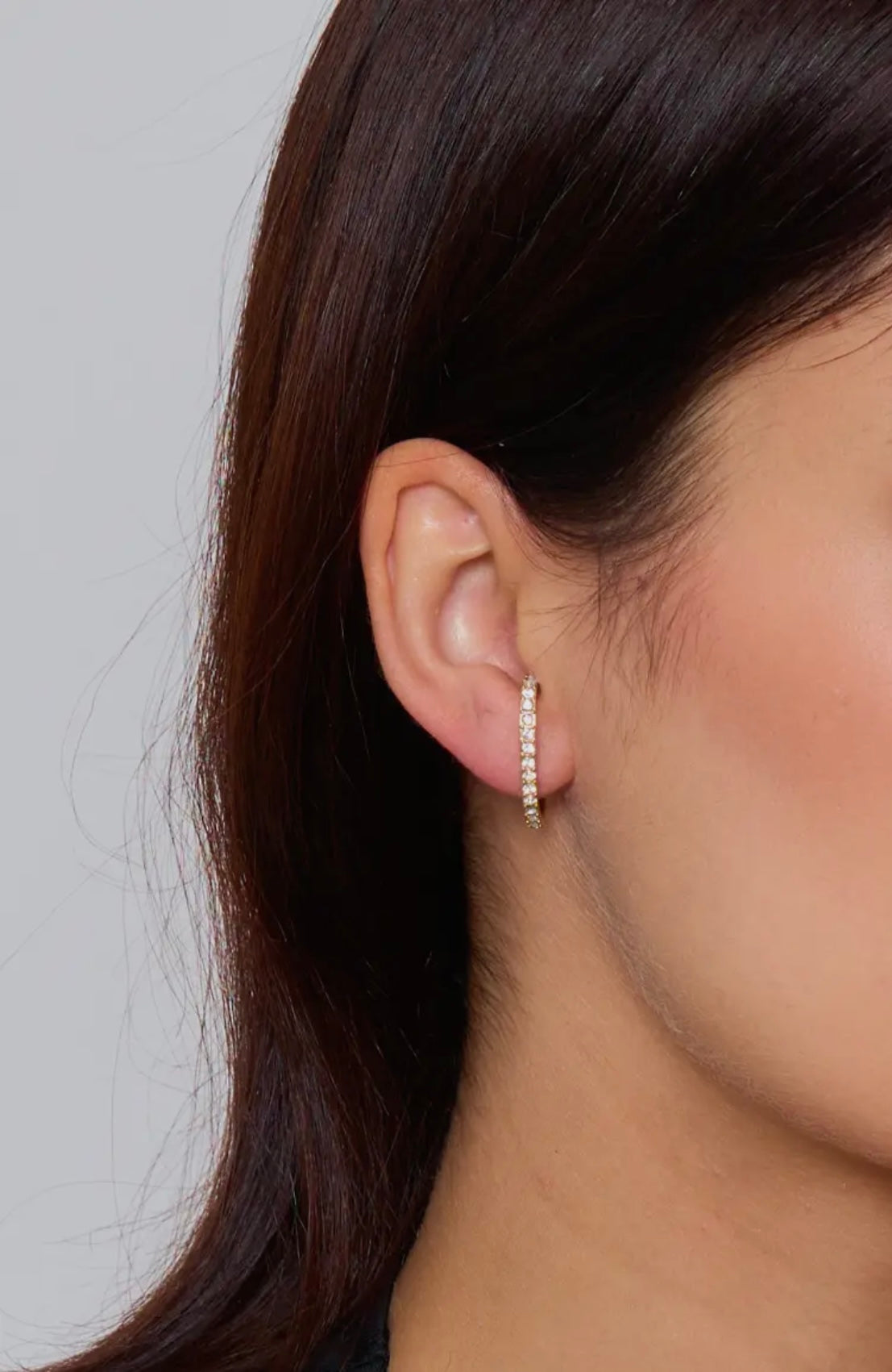 Alira – Strass-Ohrringe aus Edelstahl